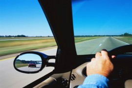 Driving on Highway ca. 1990s